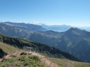 View of Mont Blanc from Ressachaux - Morzine