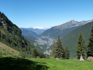 Amazing views of Morzine from the hike up Ponte de Nyon